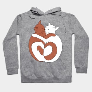 Hugging Cats Hoodie